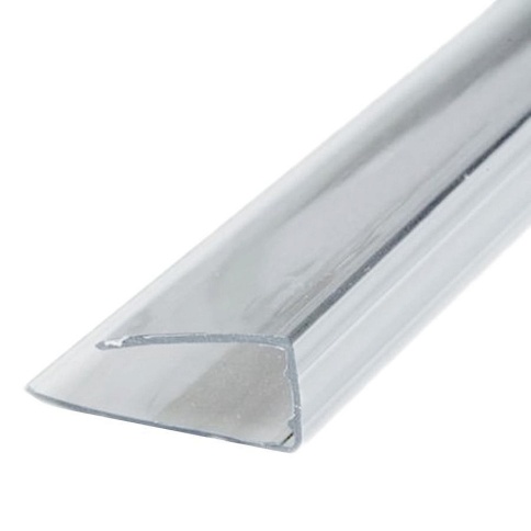 Профиль торцевой (10мм, 2.1 м, прозрачный) фото 1