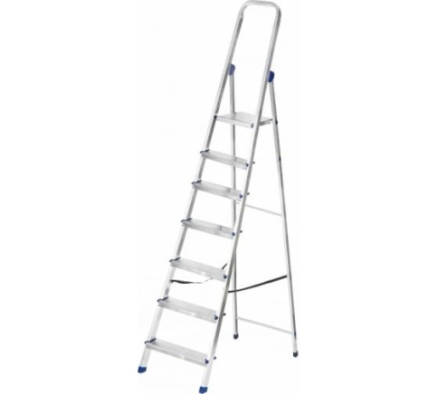 Стремянка алюминиевая 7 ступеней (63-0-007) фото 1