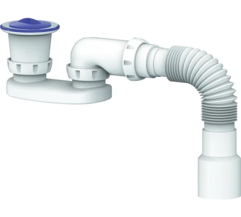 G22 Сифон для душевого поддона с выпуском 1 1/2" Ф40 фото 1