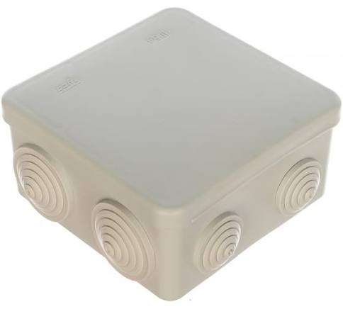 Коробка распр.ОП 100х100х50 IP54 Рувинил 67045 фото 1