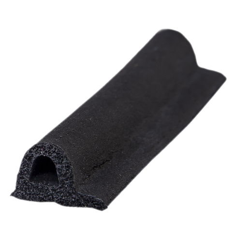 Уплотнитель P-профиль черный фото 1