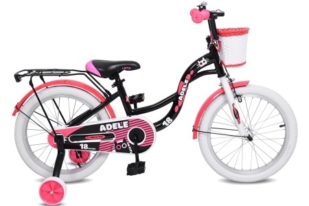 Велосипед 18" LETO ADELE, сталь, 1-ск, черный Д18007(М) фото 1