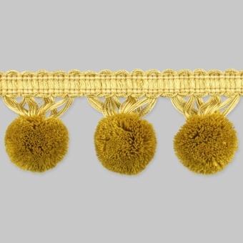 Бахрома св.золото шарик В6-106(ВЕ2124)/622 фото 1