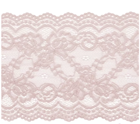 Кружево стрейч шир.15см пудровый арт.Y001-15 (37881.009) фото 1