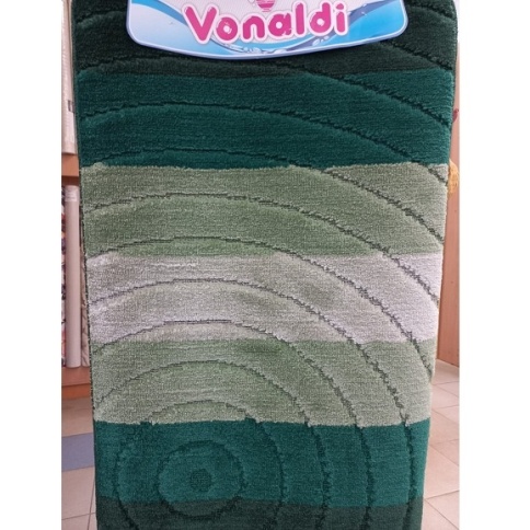 Коврик VONALDI Colorline 60*100 Изумрудный 1шт фото 1