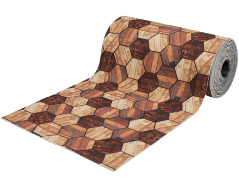 Дорожка SHAHINTEX Digital print 1,0 Паркет коричневый фото 1