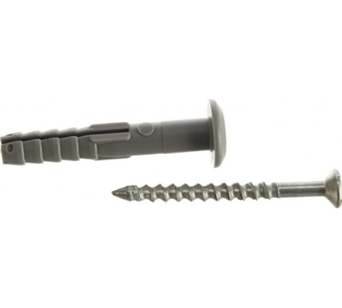 Дюбель-гвоздь SM-G 6х80 грибовидный бортик фото 1