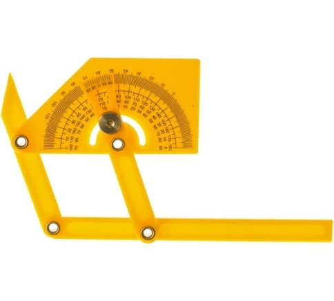 Угломер-квадрант 180 гр. пластиковый 90-155 мм (19301) фото 1