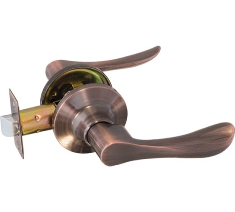 Защелка межкомнатная ЗВ3-05 (стар.медь) фото 1