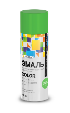 Эмаль аэрозольная Лакра Color универсальная Светло-зеленый 101 фото 1