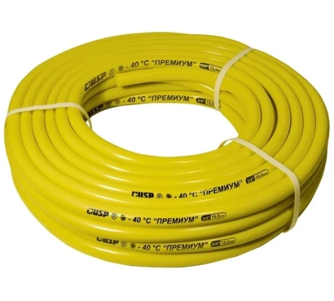 Шланг поливочный непрозрачный "Премиум" 3/4"х25м, желтый (77285-6) фото 1