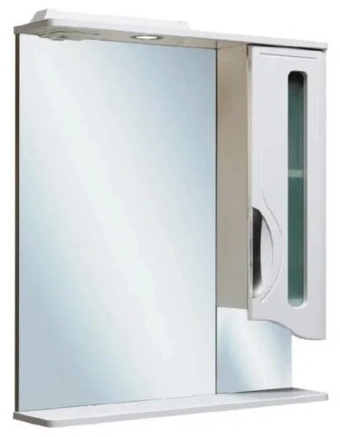 Шкаф зеркальный навесной "Толедо 65" правый фото 1