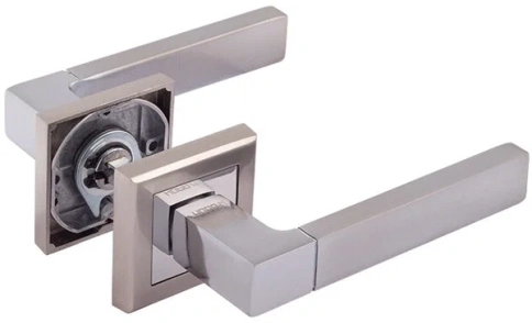 Ручка дверная AL 109К AL мат. никель фото 1