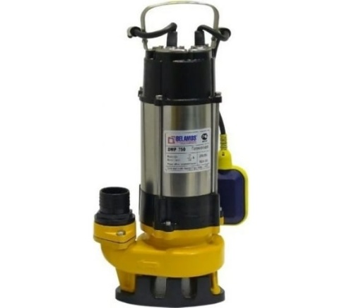 Насос дренажный фекальный 750 Вт 30 л/мин 10 м DWP Belamos фото 1