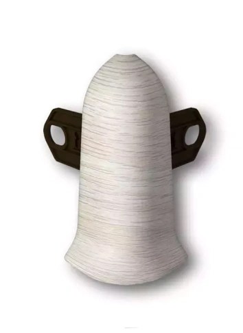 Угол наружный "Идеал Классик" 55 Ясень белый 252 фото 1