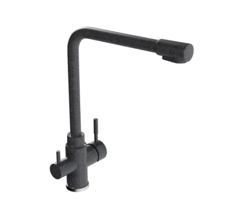Смеситель для кухни 35к MIXLINE ML-GS13 (309) т.серый с вых. для питьевого фильтра фото 1