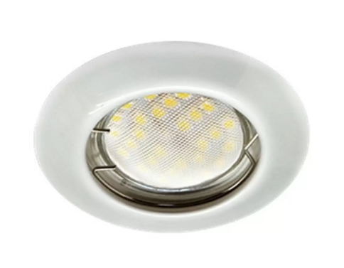 ***Точечный светильник Ecola DL92 сатин-хром выпуклый фото 1