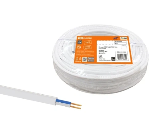 Провод гибкий ГОСТ ПГВВП 2х2.5 мм кв. фото 1