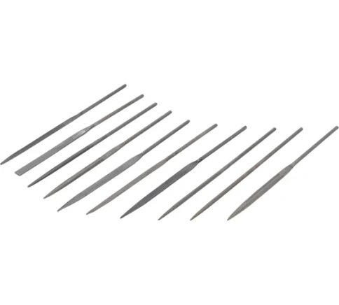 Набор надфилей, 10 предметов, 3х140 мм 40-0-010 фото 1