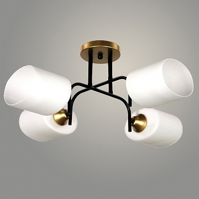 *Люстра 33032/4 CPGD+BK золото/черный Е27 фото 1