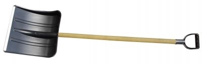 Ковш для лопаты снеговой, матовый 430х440 мм D-32 с оц. планкой (68101-1) фото 1