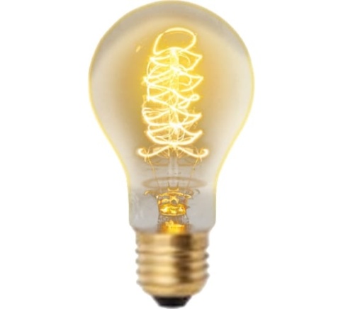 Лампа нак. форма "А"   IL-V-A60-40/GOLDEN/E27 фото 1