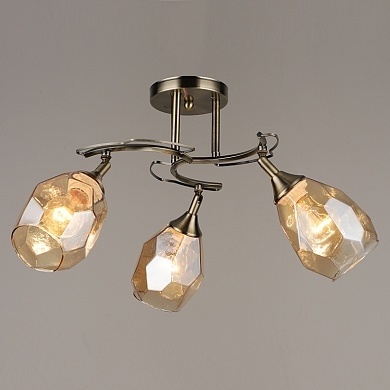 Люстра N4622/3 AB бронза фото 1