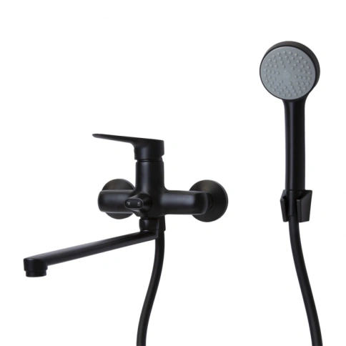 Смеситель для ванны и раковины 35к MIXLINE ML14-02BL Черный фото 1