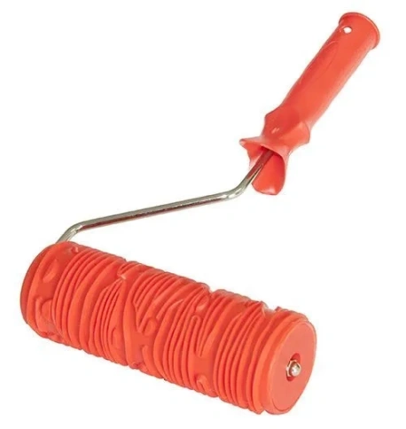 Лакра Валик структурный с ручкой, рисунок "Дождь" фото 1