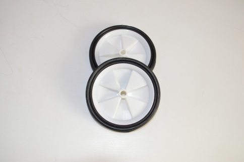 Колесо пластиковое, малое, для доп.колес 3243044-51Х р-р125мм белый фото 1