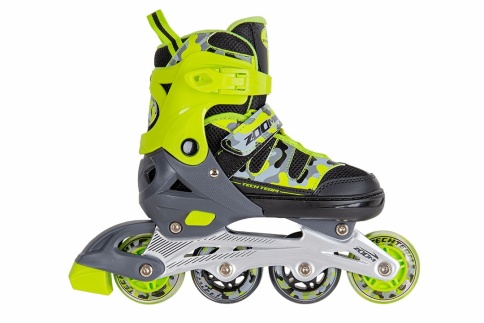 Роликовые коньки Zoom р.30-33 (S) зеленые 1/6 фото 1