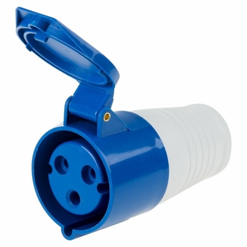 Розетка 223 переносная 32А 2Р+РЕ 220В IP44 ИЭК фото 1