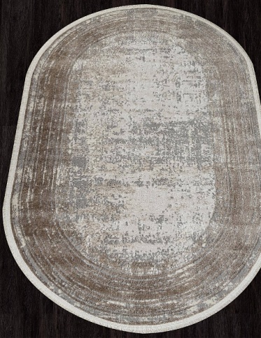 Ковер MARMARIS 26927A, 2.4*3.5 OVAL, GRY / D.BEIGE Турция фото 1