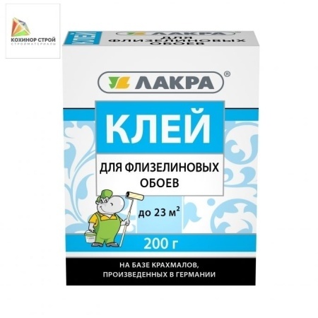 Клей Лакра для флизелин. обоев 200г фото 1