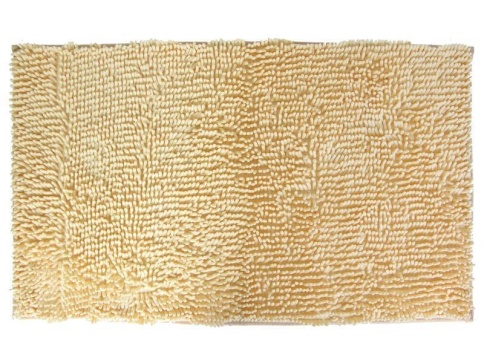 Коврик "Макароны LUX" 1шт 60*100 бежевый фото 1