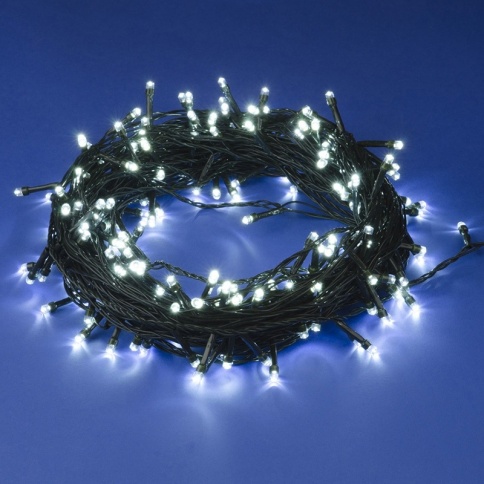 Гирлянда LED ULD-S1000-100/DGA WHITE IP20 10м 100диод.бел.свет.провод зел.Uniel UL00008408 фото 1