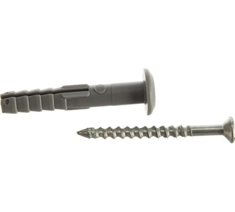 Дюбель-гвоздь SM-G 6х60 грибовидный бортик фото 1