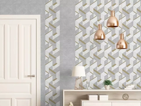 Панели ПВХ 2,7х0,25х7 Декорус Вулканический пепел №663 фото 1