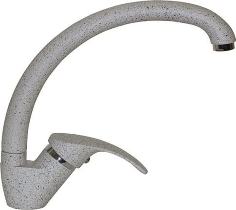 Смеситель для кухни 35к MIXLINE ML-GS02 серый высокий излив фото 1