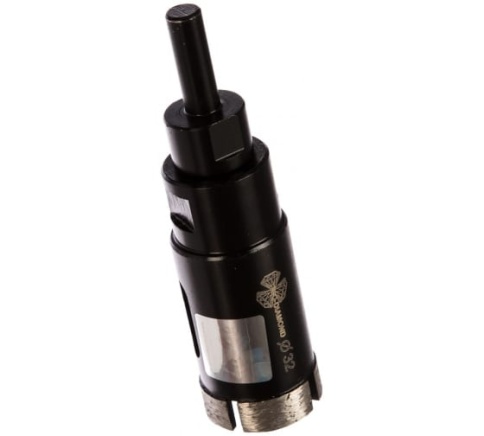 Сверло алмазное по керамограниту GRAND 32 мм Серебряная пайка GCB772 фото 1