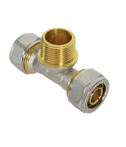 Тройник ТМ-К 20*3/4"*20 ц/ш/ц фото 1