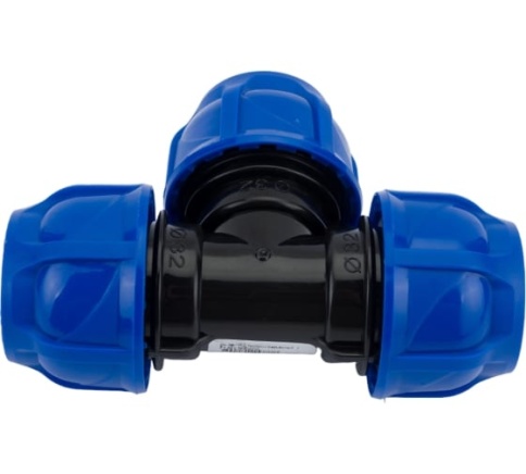 Тройник раз. 32х32х32 ПНД фото 1