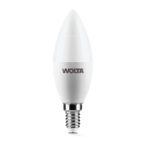 Лампа св/д Wolta свеча C37 Е14 10W 3000K 25YC10E14 фото 1