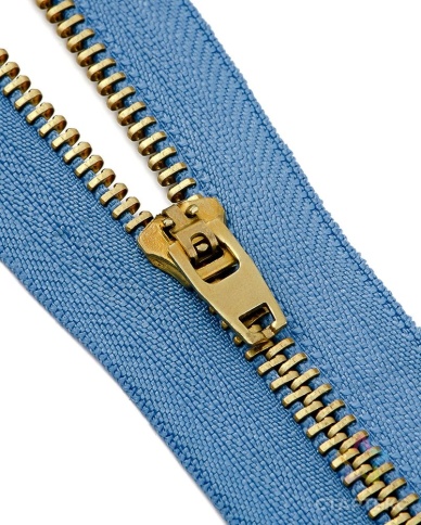 Молния джинсовая Т5/18 голубая фото 1