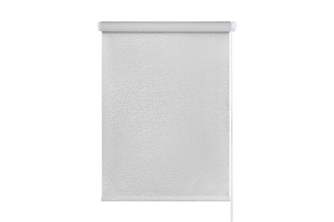 Рулонная штора МР Блекаут Кристал 72,5 *175 серый фото 1