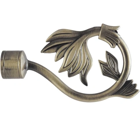 Наконечник 28мм Росток Золото антик фото 1