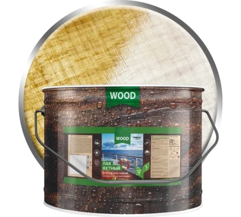 FARBITEX ПРОФИ  WOOD Лак уралкидный яхтный атмосферостойкий высокоглянцевый 2,7л фото 1