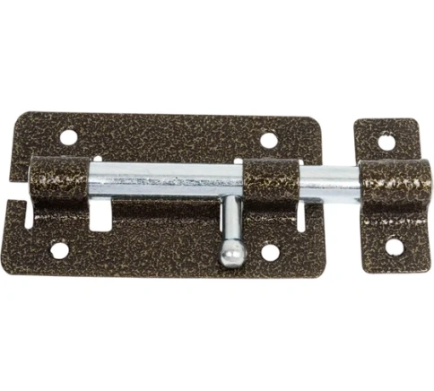 Задвижка ЗД-01 пол.бронза круглый ригель  фото 1