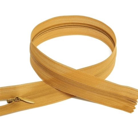 Молния потайная 18-20см песчанная фото 1