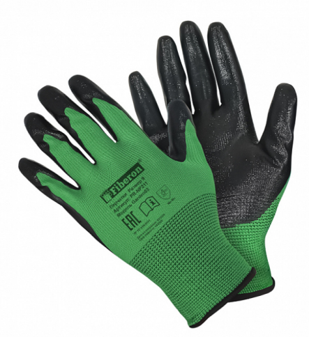 Перчатки "Для садовых работ: САДОВОД", полиэстер, нитрил. покрытие 9(L) PR-NP211 фото 1
